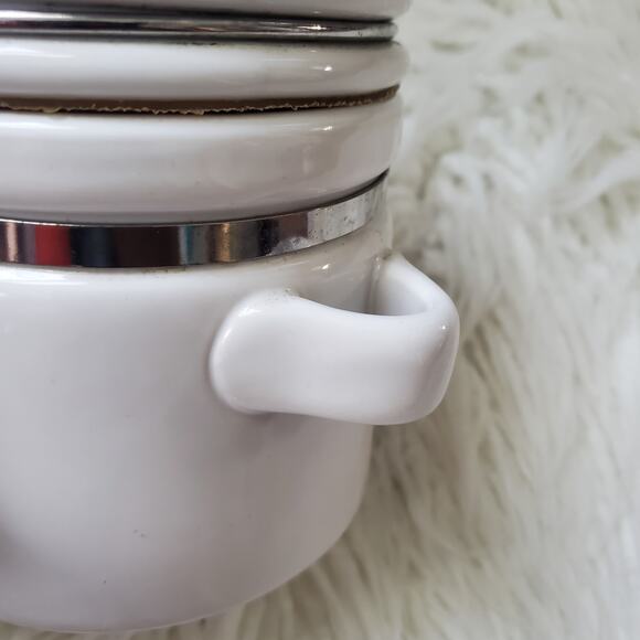 Alco Ceramic White Clamp Canister - Picture 6 of 13